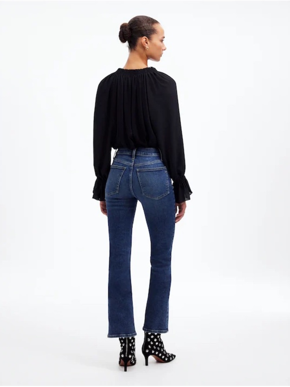 Madewell  Kick Out Classic Straight Jeans - Dark Blue -Sz 31 - Picture 4 of 14